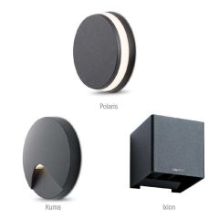Design-Wandleuchte Aluminium